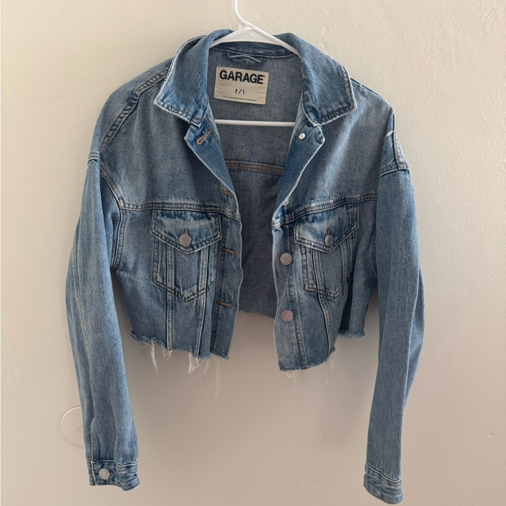 Women's Cropped Denim Jacket